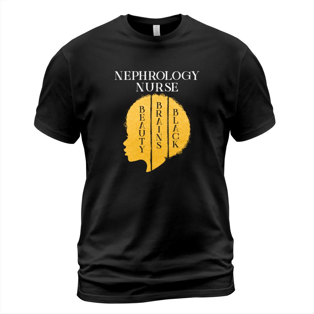 Black History Month Nephrology Nurse African T-Shirt Unisex