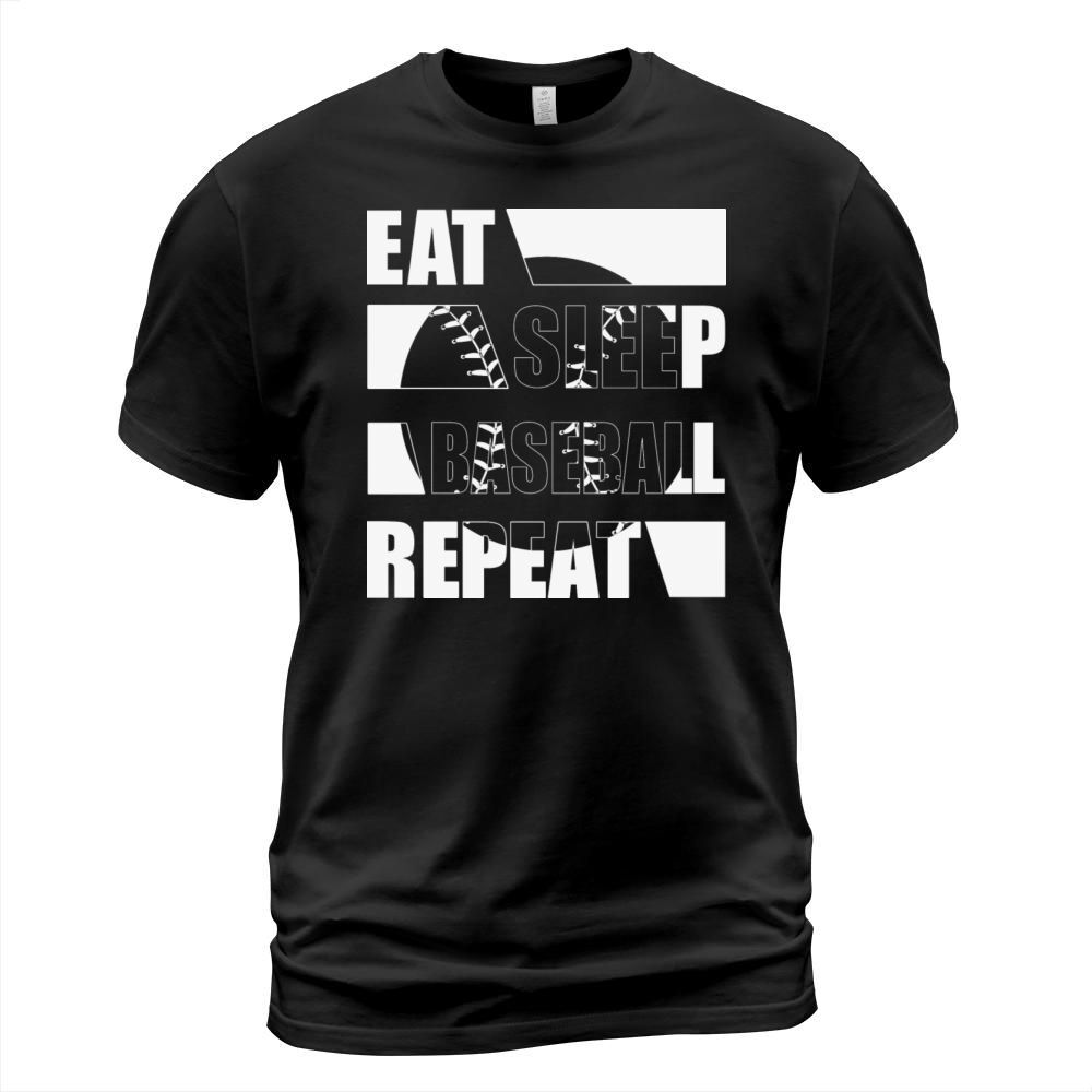 Eat Sleep Baseball Repeat T-Shirt Unisex