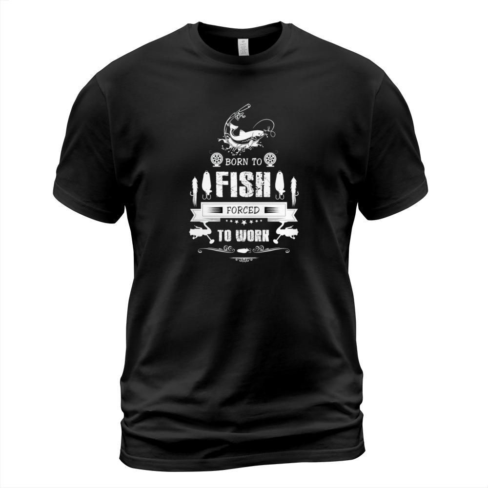 Fisher Angler Hooker funny Birthday Fishing T-Shirt Unisex