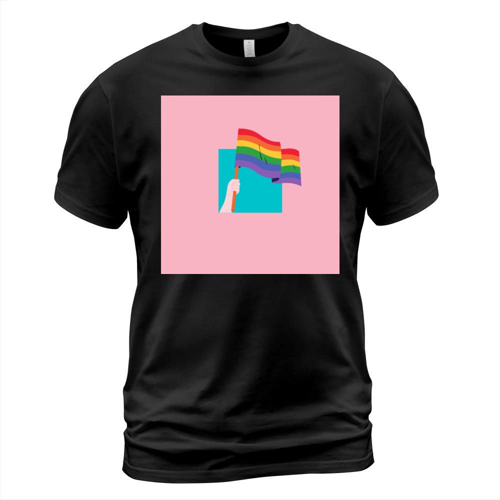 The Rainbow Flag - Pride Month Design T-Shirt Unisex