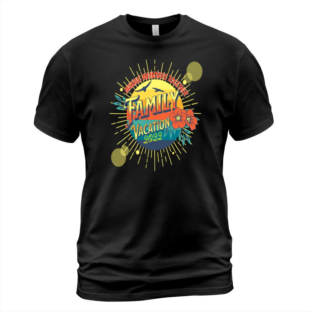 2022 Family Vacation Beach Sunset Summer Sand Sun T-Shirt Unisex