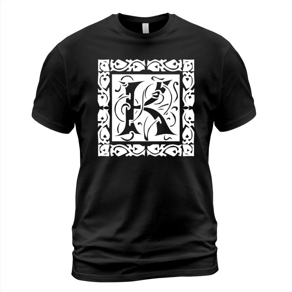 K Capital Letter Initial Monogram Alphabet Name T-Shirt Unisex
