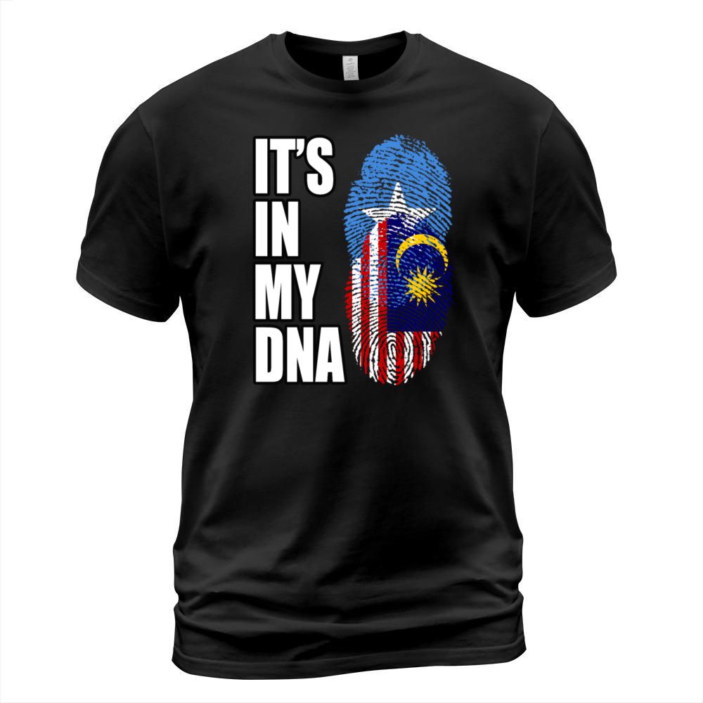 Somali And Malaysian Vintage Heritage DNA Flag T-Shirt Unisex
