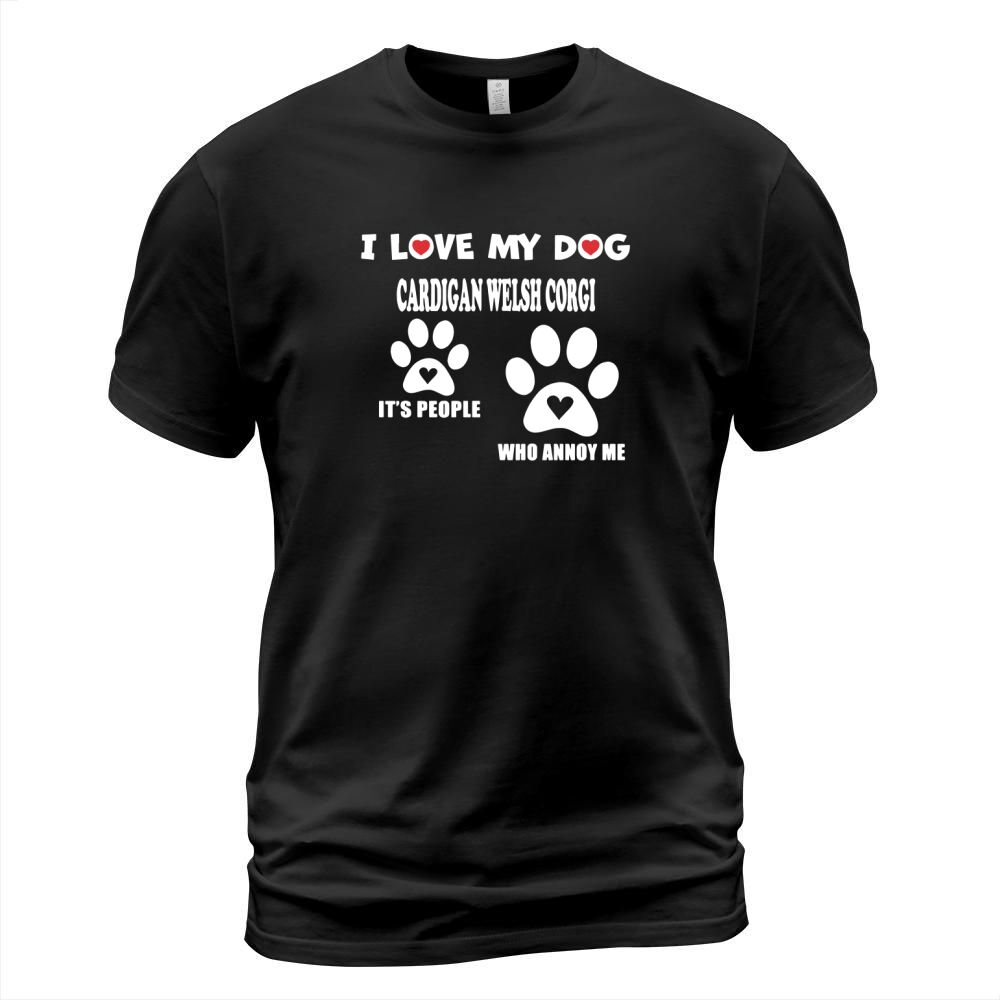 Cardigan Welsh Corgi I LOVE MY DOG Cardigan Welsh Corgi - T-Shirt Unisex
