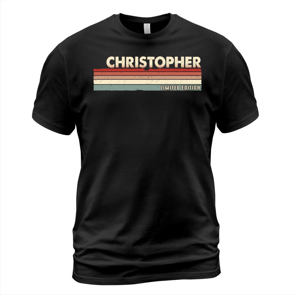 Christopher - Funny Retro Vintage Name 80s 90s T-Shirt Unisex
