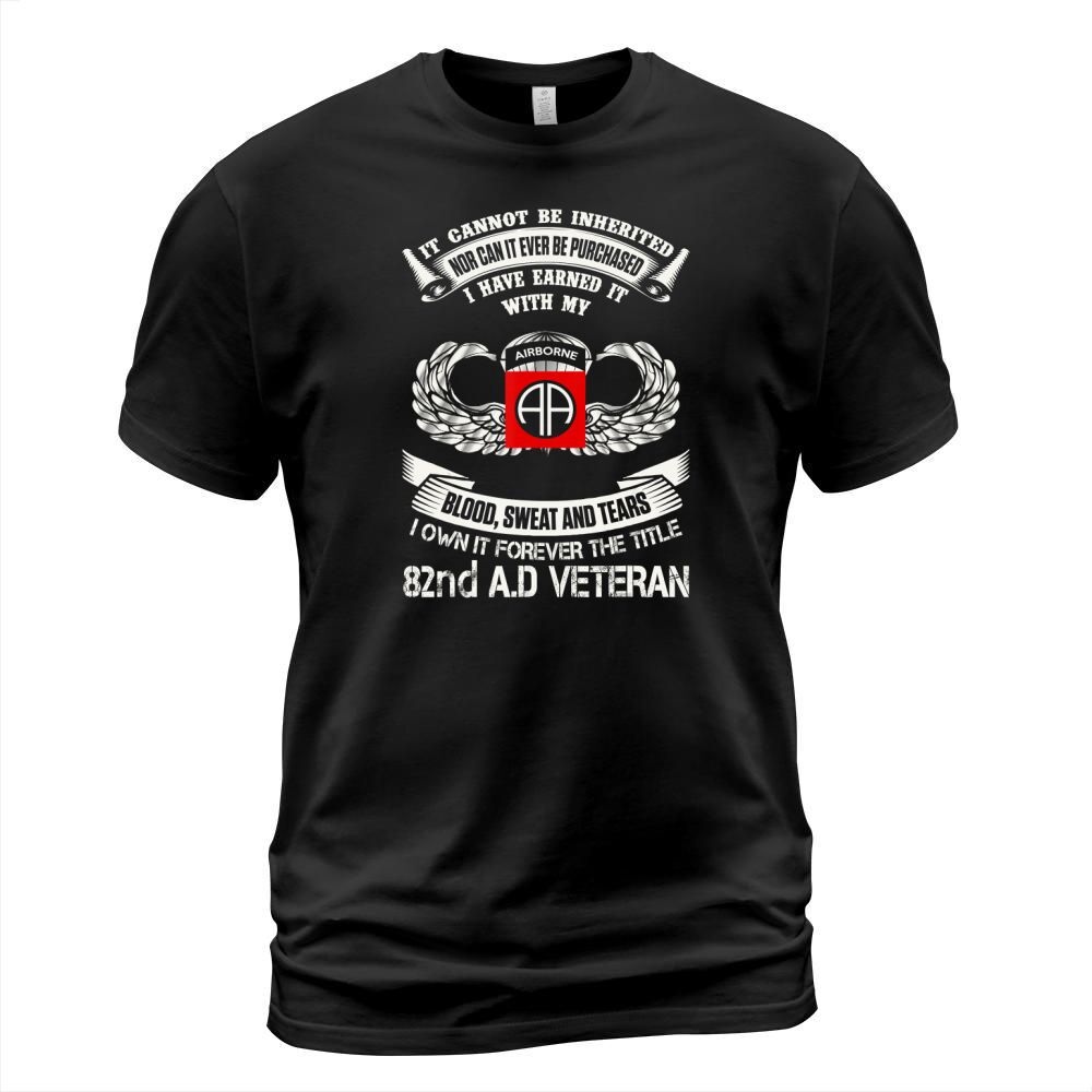 Forever The Title 82nd Airborne Division Veteran T-Shirt T-Shirt Unisex