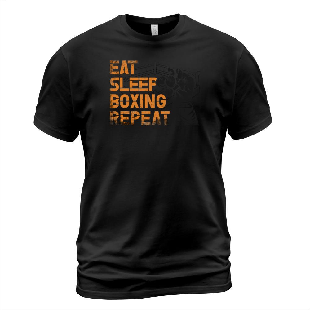 Boxing Vintage Eat Sleep Boxing T-Shirt Unisex
