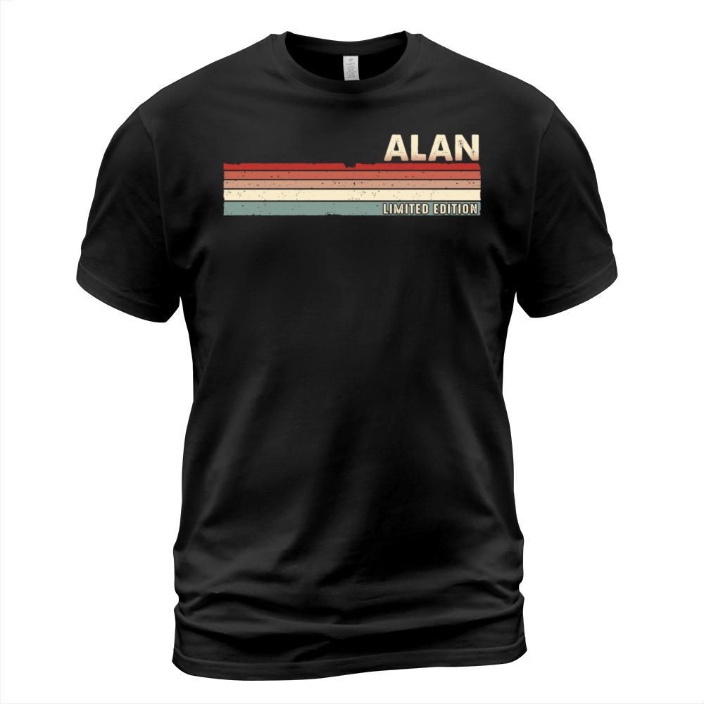 Alan - Funny Retro Vintage Name 80s 90s T-Shirt Unisex