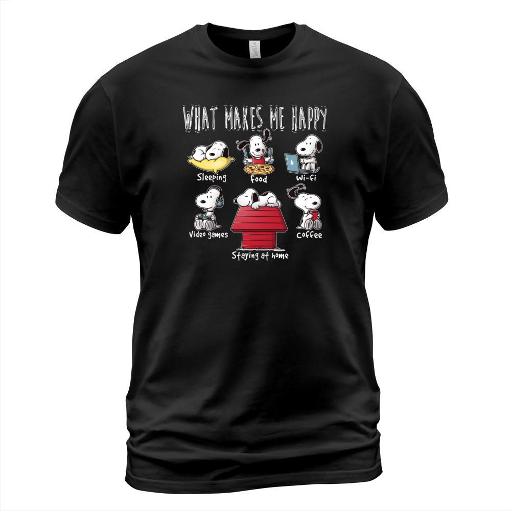 What makes Snoopy happy T-Shirt Unisex