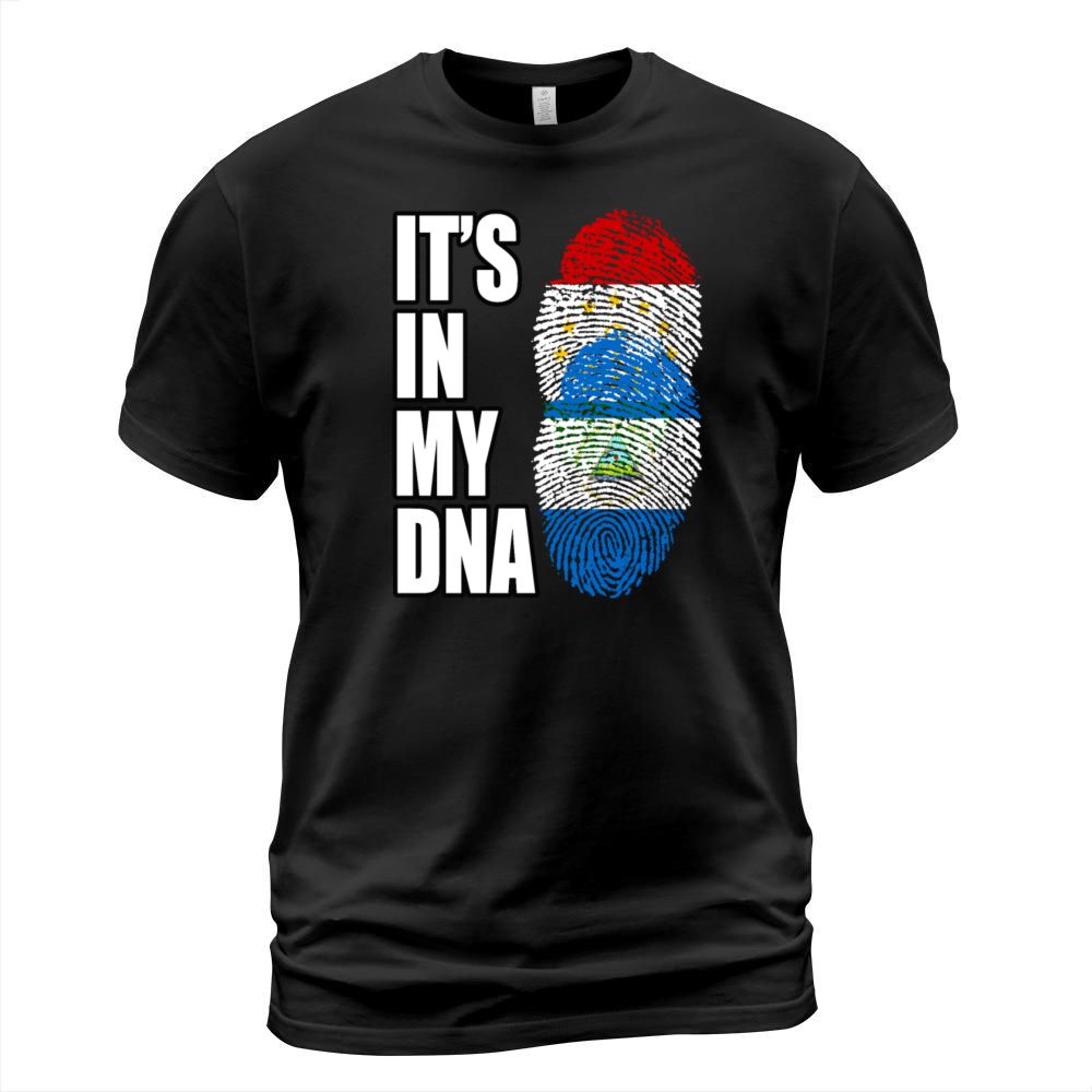 Tajikistani And Nicaraguan Vintage Heritage DNA Fl T-Shirt Unisex