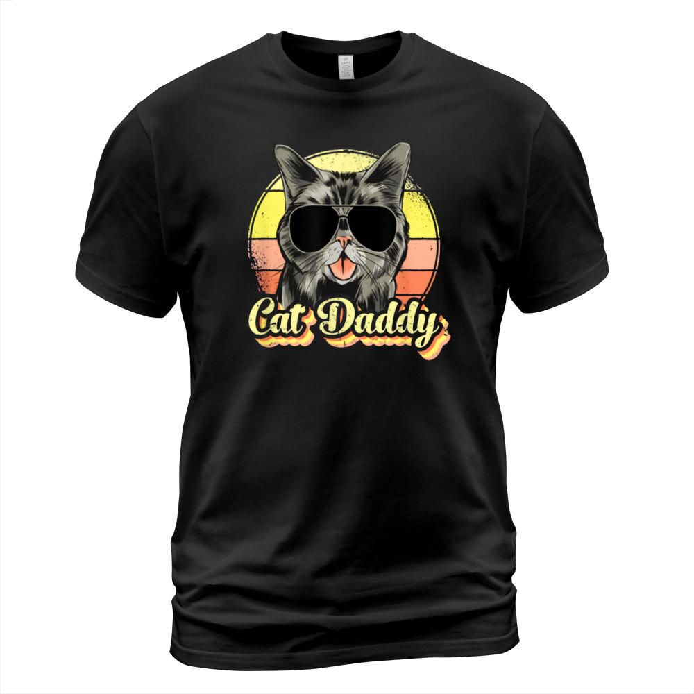 Cat Daddy Cat Lover Vintage Father’s Day shirt T-Shirt Unisex