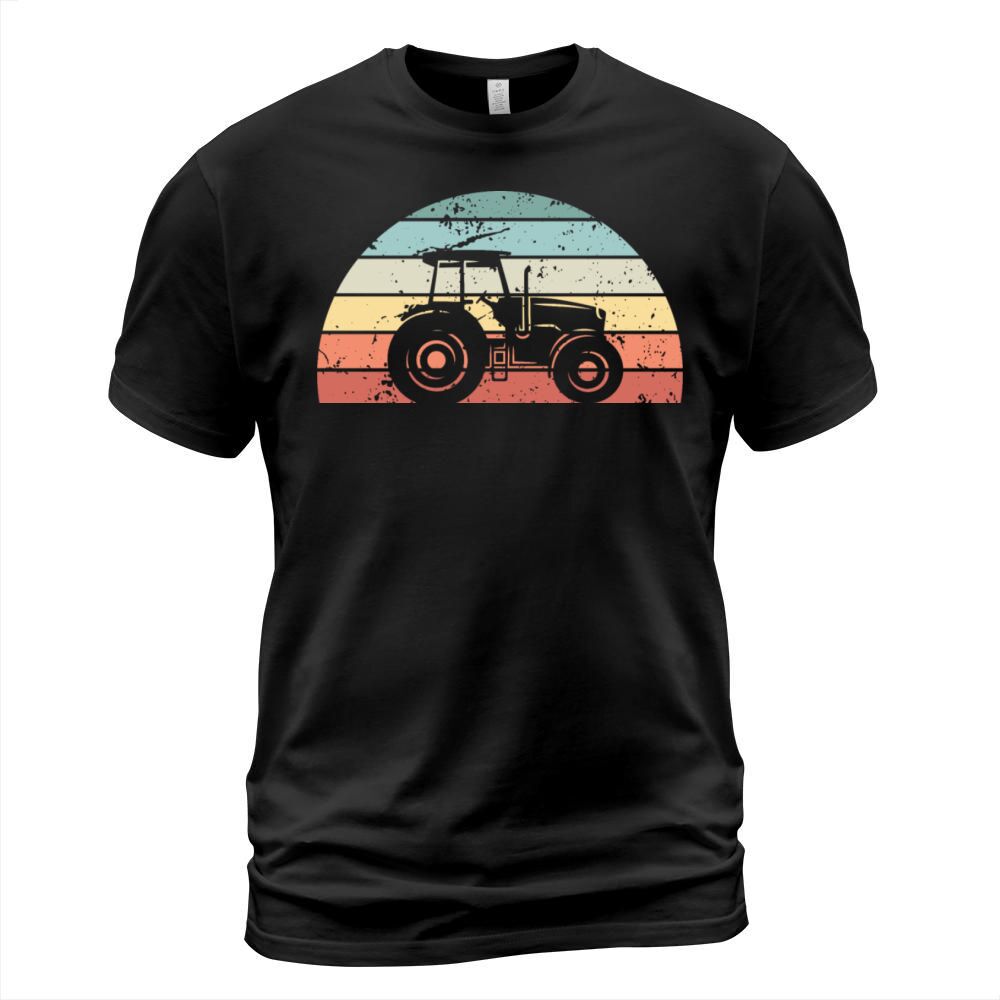 Retro Farming Sunset Vintage Farmer Sunrise T-Shirt Unisex