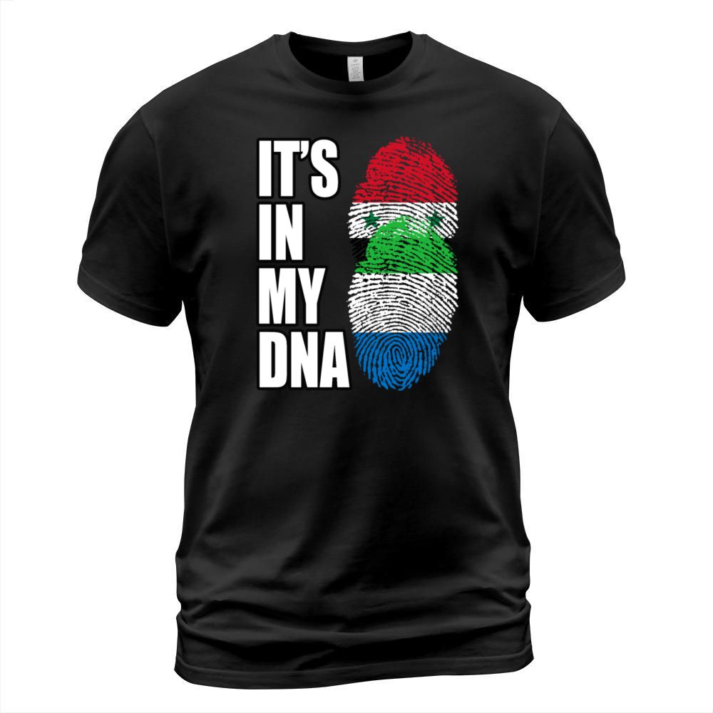 Syrian And Sierra Leonean Vintage Heritage DNA Fla T-Shirt Unisex