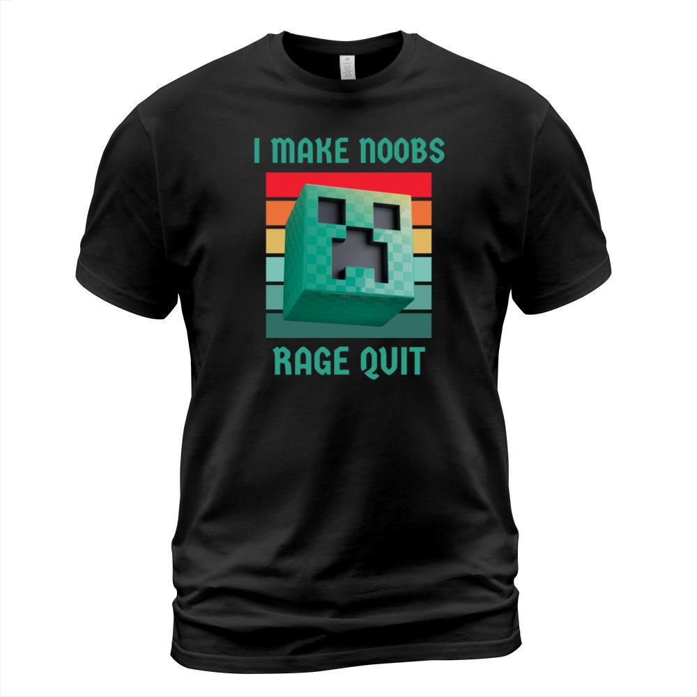 Retro vintage I make noobs rage quit T-Shirt Unisex