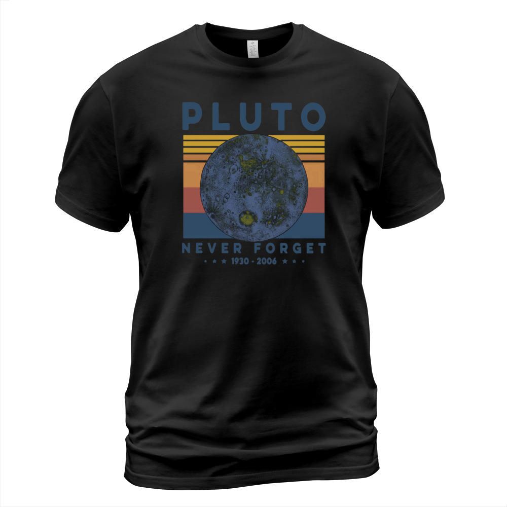 Pluto Never Forget 1930 2006 Vintage Shirt T-Shirt Unisex