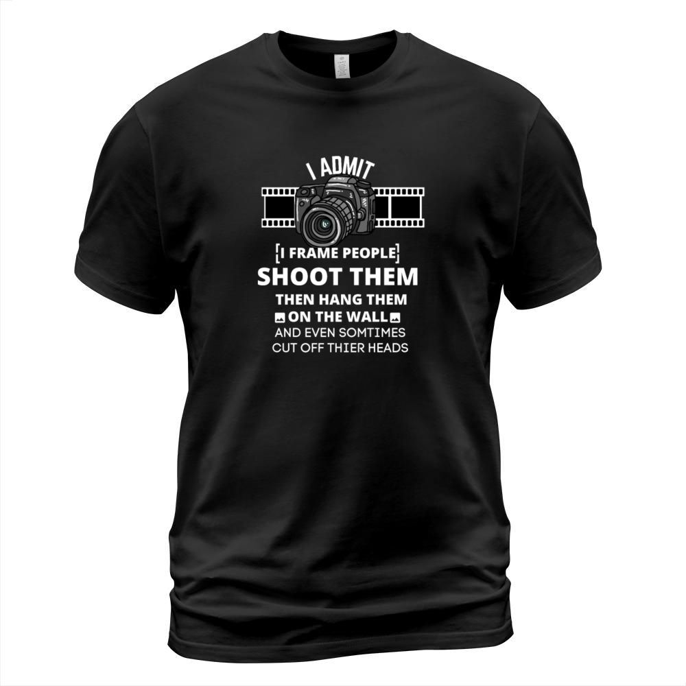 Funny Photographer Photography Vintage Memes Quote T-Shirt Unisex