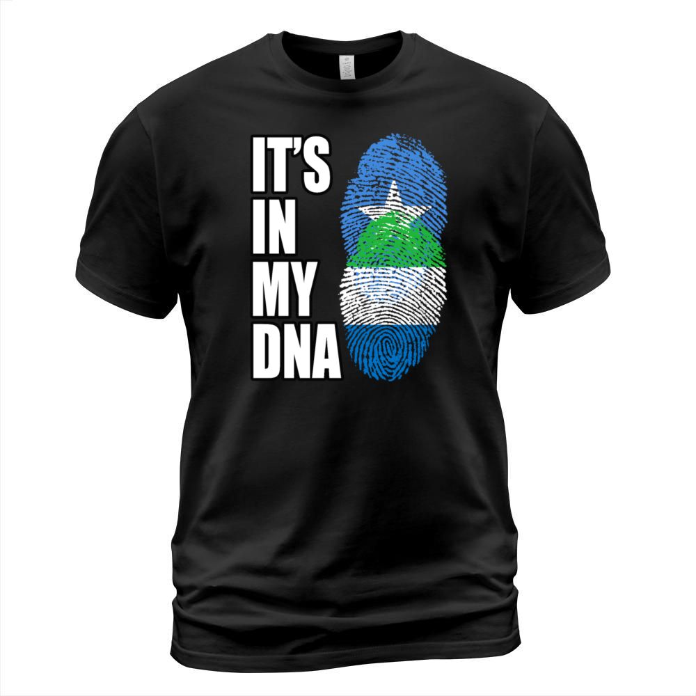 Somali And Sierra Leonean Vintage Heritage DNA Fla T-Shirt Unisex