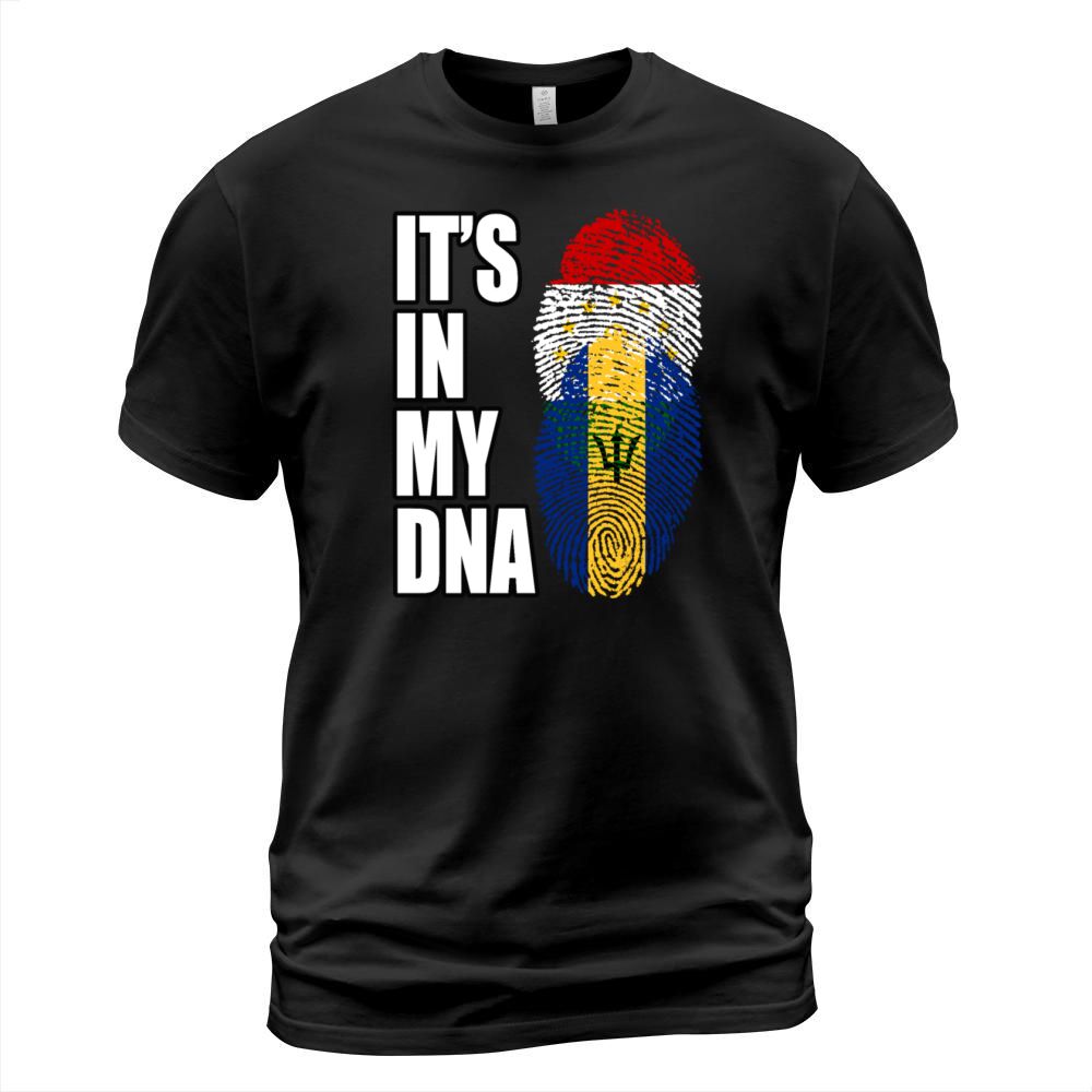 Tajikistani And Barbadian Vintage Heritage DNA Fla T-Shirt Unisex