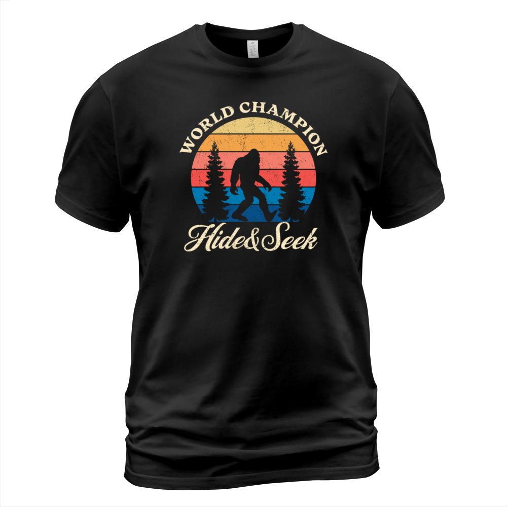 Vintage Bigfoot hide and seek champion T-Shirt Unisex