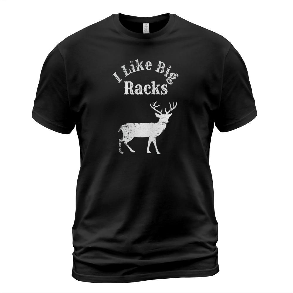 Mens Mens I Like Big Racks Shirt Vintage Distressed Look T-Shirt Unisex