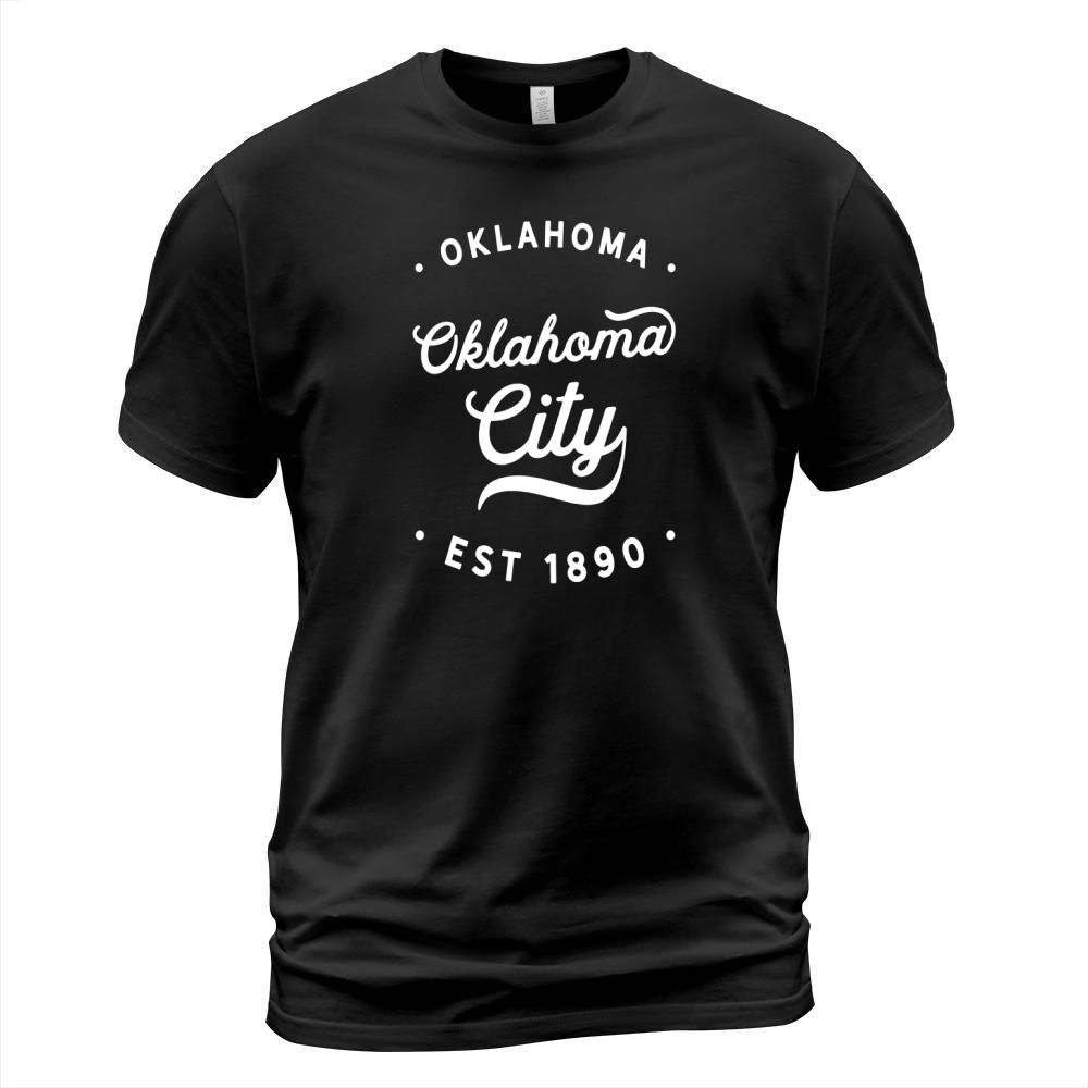 Classic Retro Vintage Oklahoma City 1890 Tshirt T-Shirt Unisex