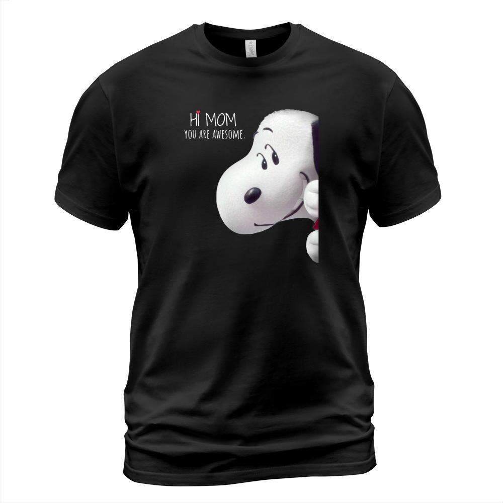 Snoopy hi mom you are awesome - Baby Onesie T-Shirt Unisex