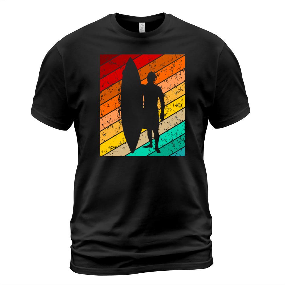 Vintage Retro Surfer Surfing Surf Water sports T-Shirt Unisex