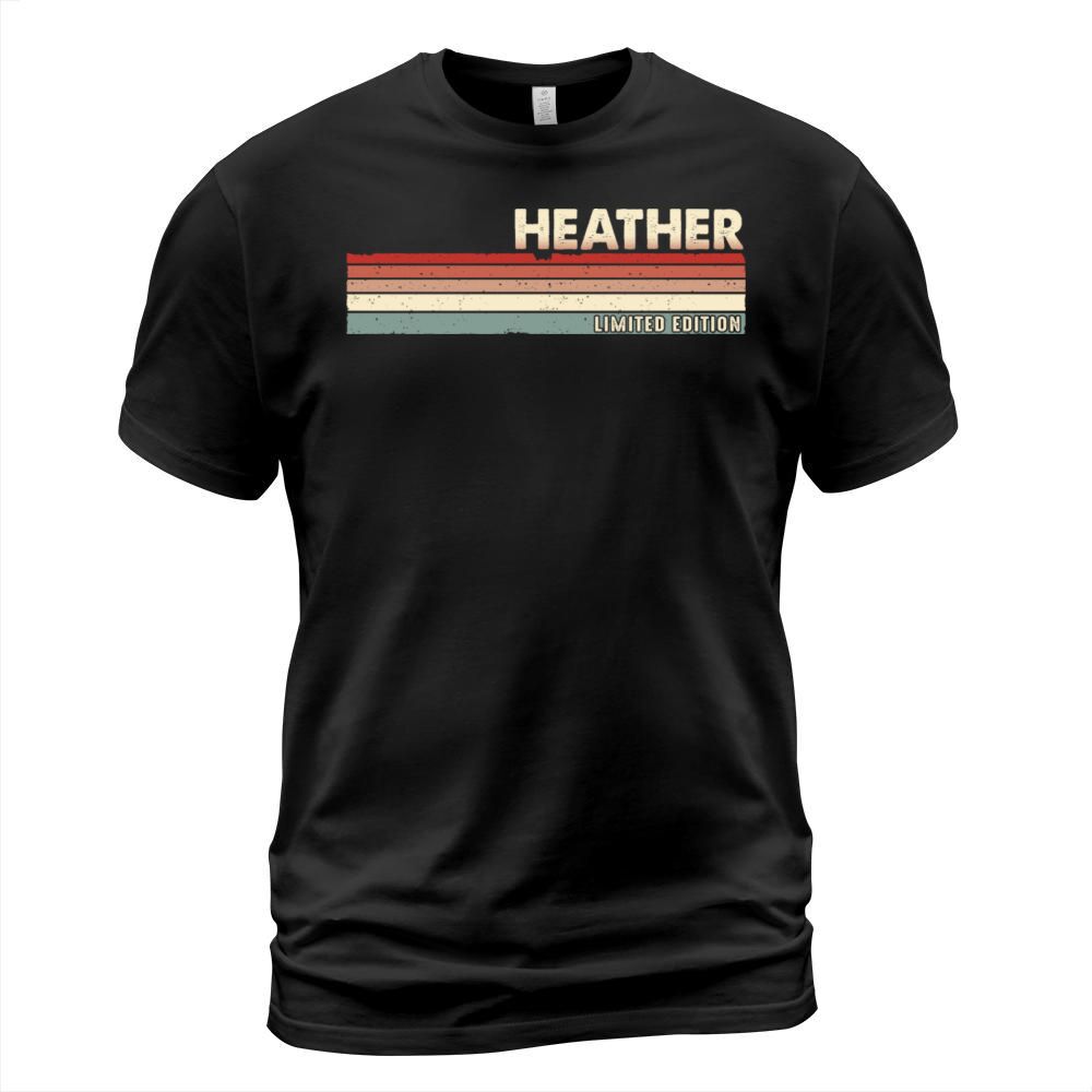 Heather Funny Retro Vintage Name surname 80s 90s T-Shirt Unisex