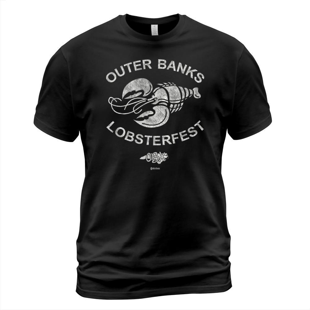 Outer Banks Lobsterfest OBX Retro Vintage White T-Shirt Unisex