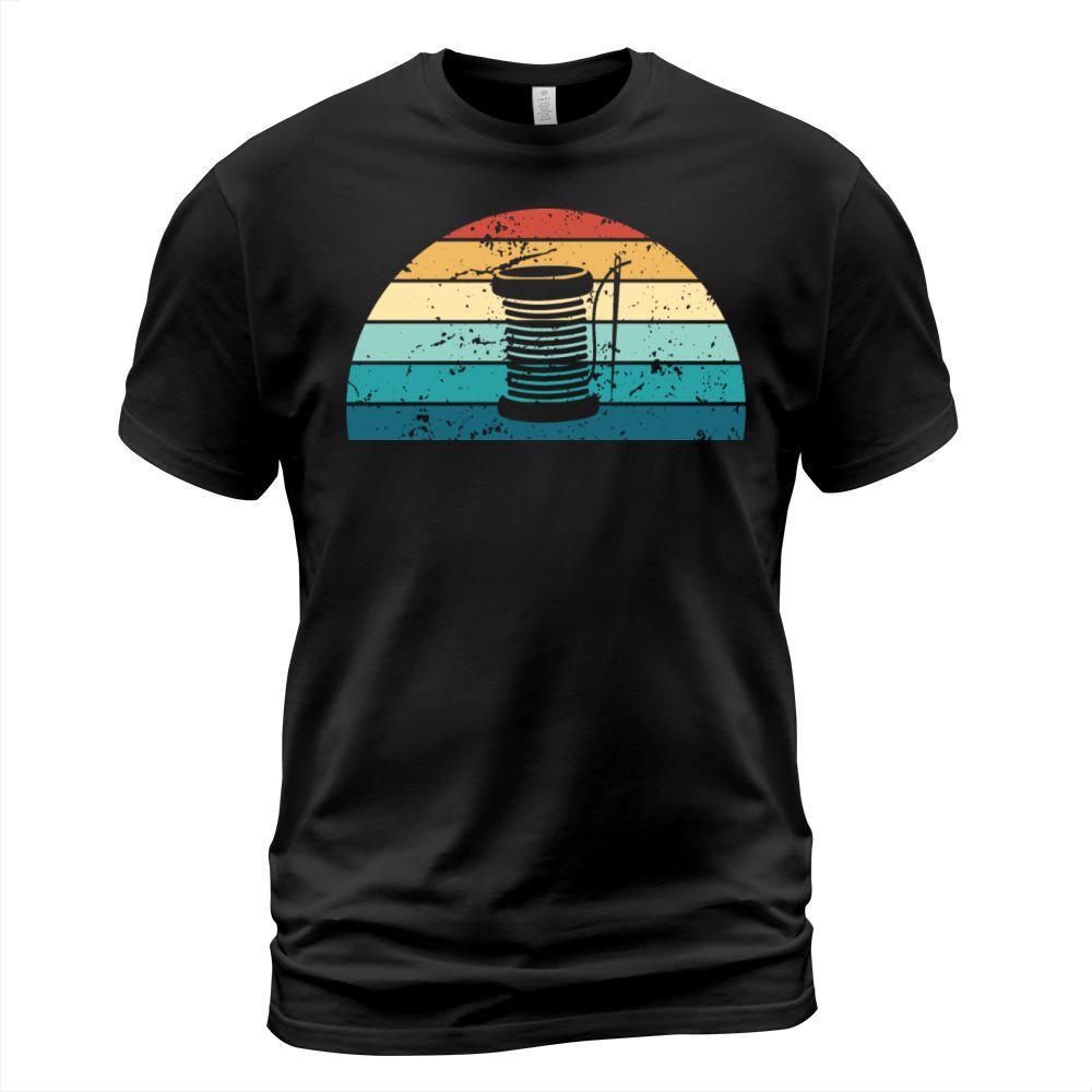 Retro Quilting Sunset Vintage sewing Sunrise T-Shirt Unisex