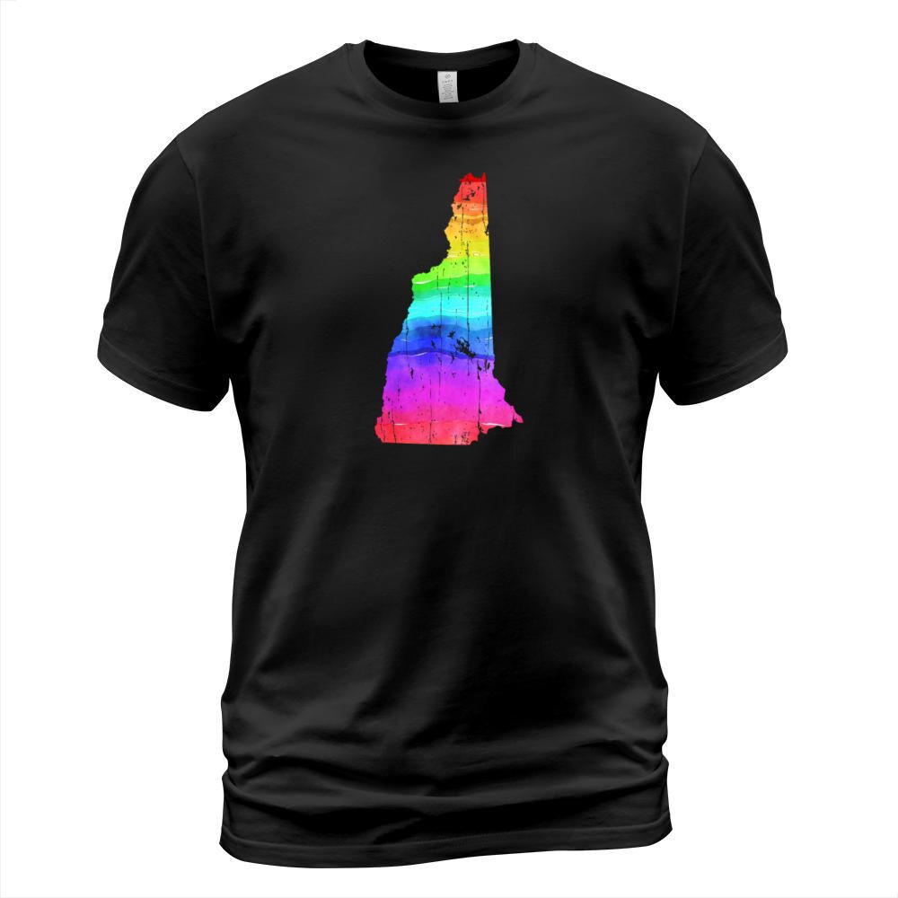 America State New Hampshire Gay Pride LGBT Pride T-Shirt Unisex
