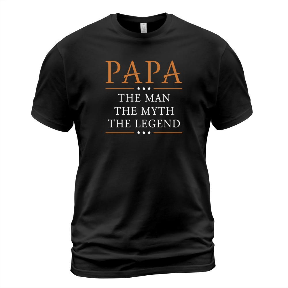 Papa The Man The Myth The Legend Mens Tshirt T-Shirt Unisex