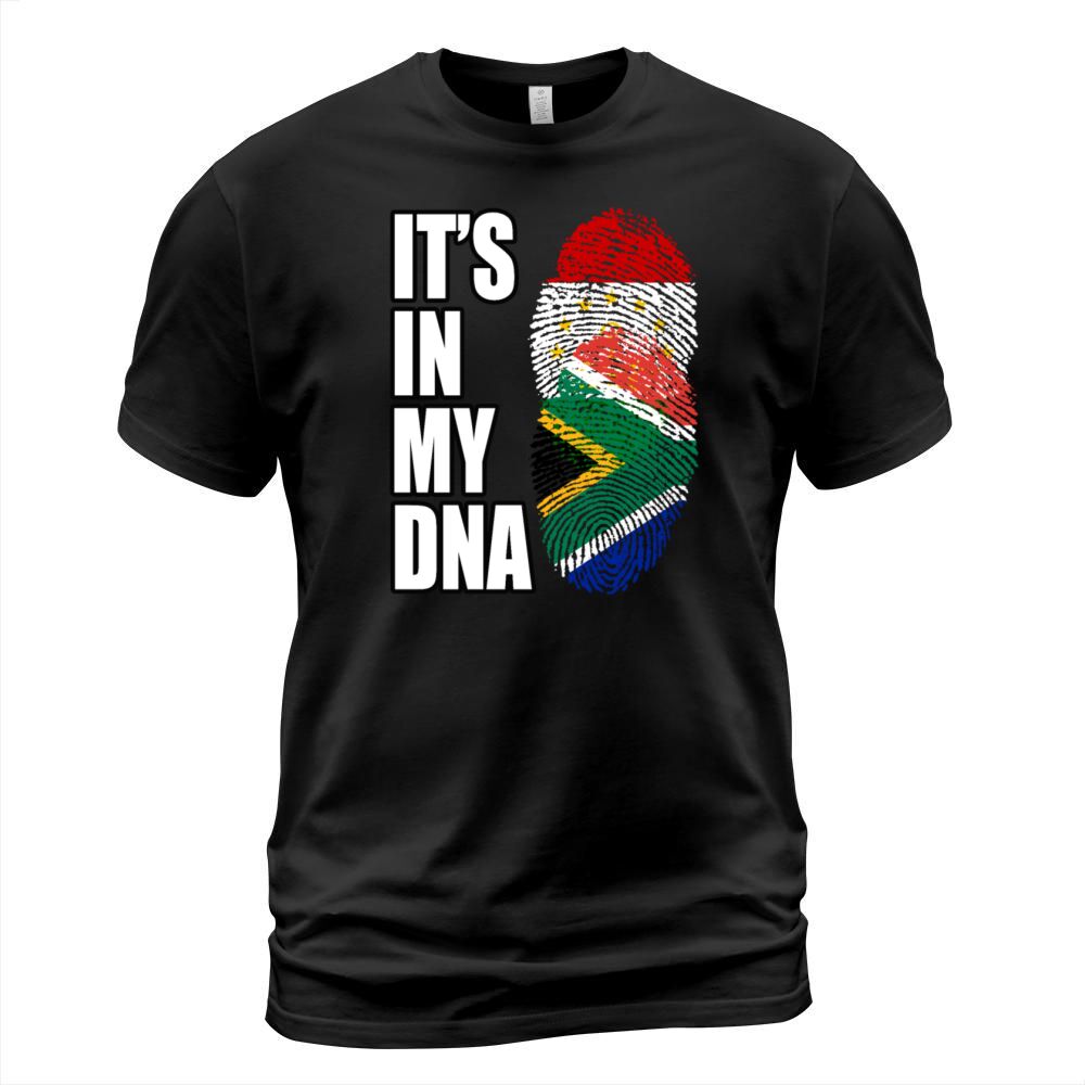 Tajikistani And South African Vintage Heritage DNA T-Shirt Unisex