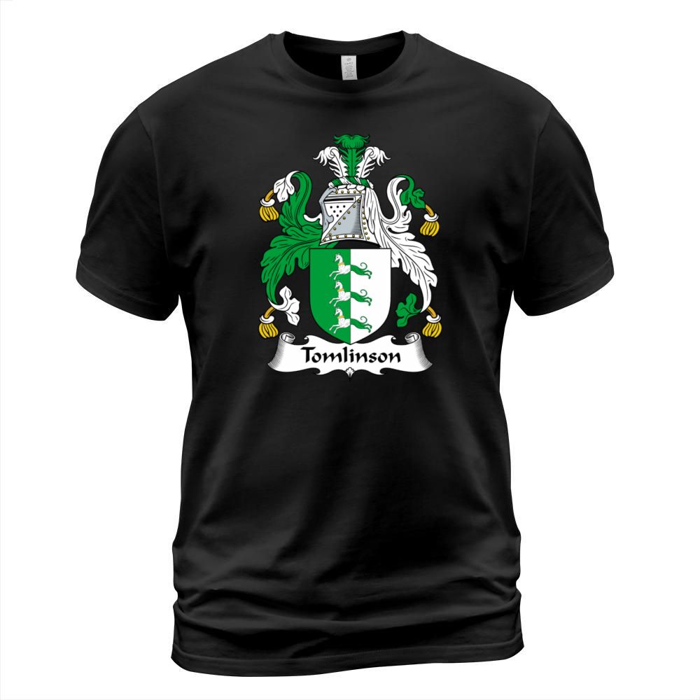 Tomlinson Family Crest British Family Crests T-Shirt Unisex