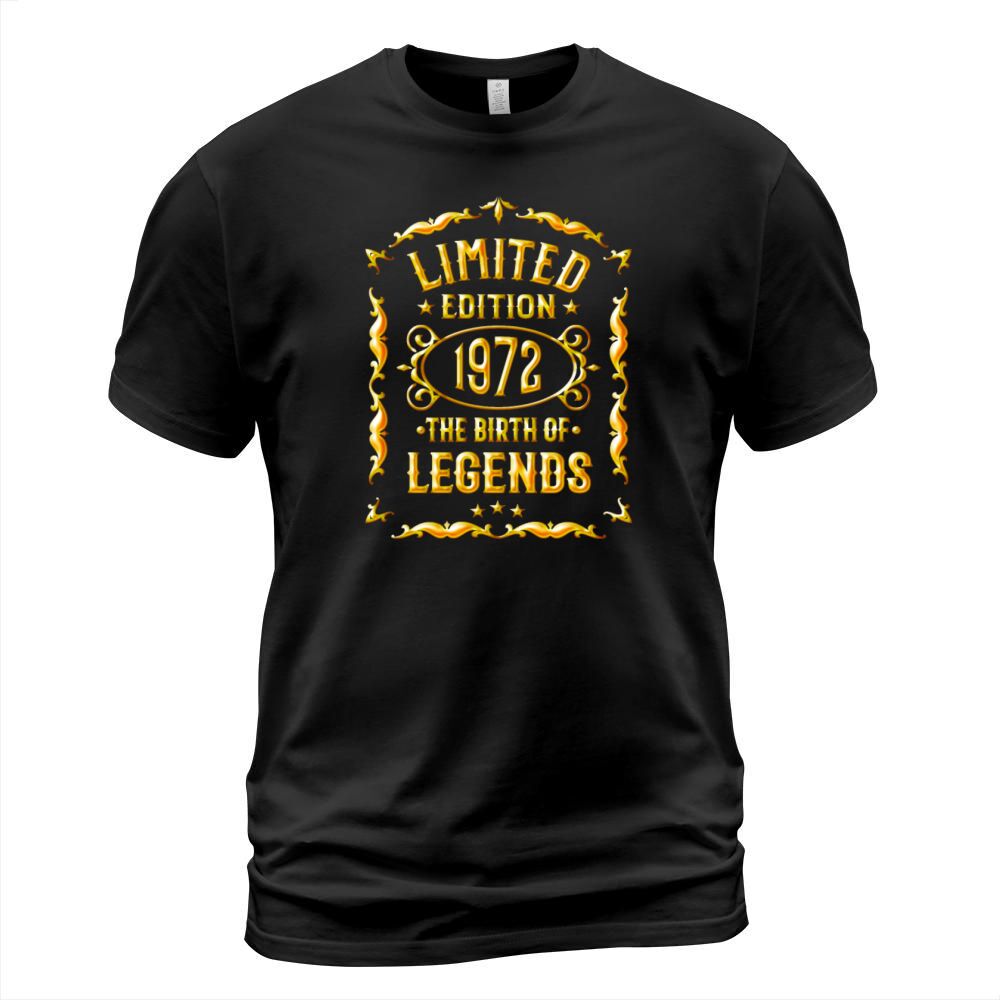 50th Birthday Birth of legends Vintage 1972 T-Shirt Unisex