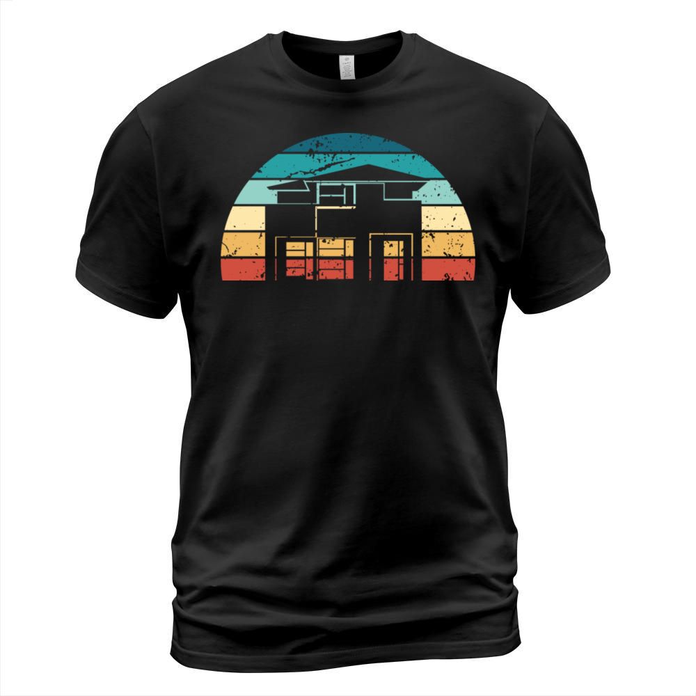 Retro Architecture Sunset Vintage architect T-Shirt Unisex