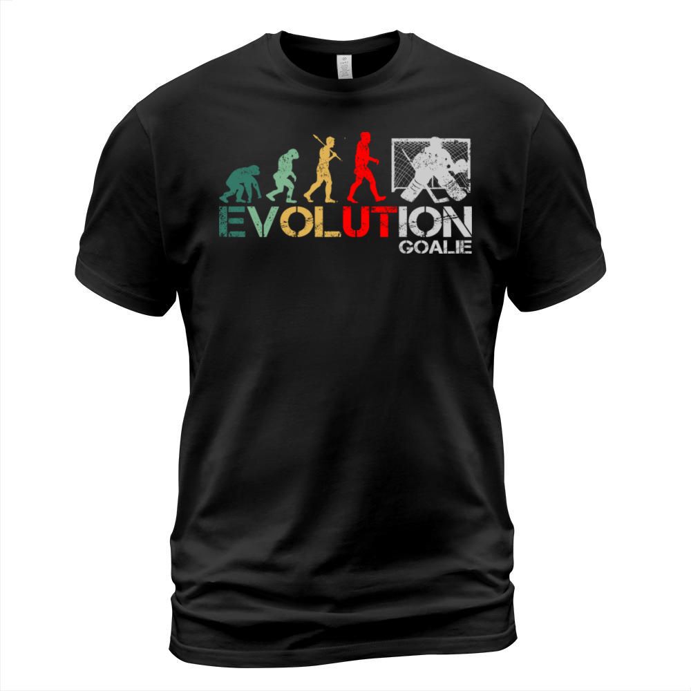 Hockey Goalie Evolution Vintage T-Shirt Unisex