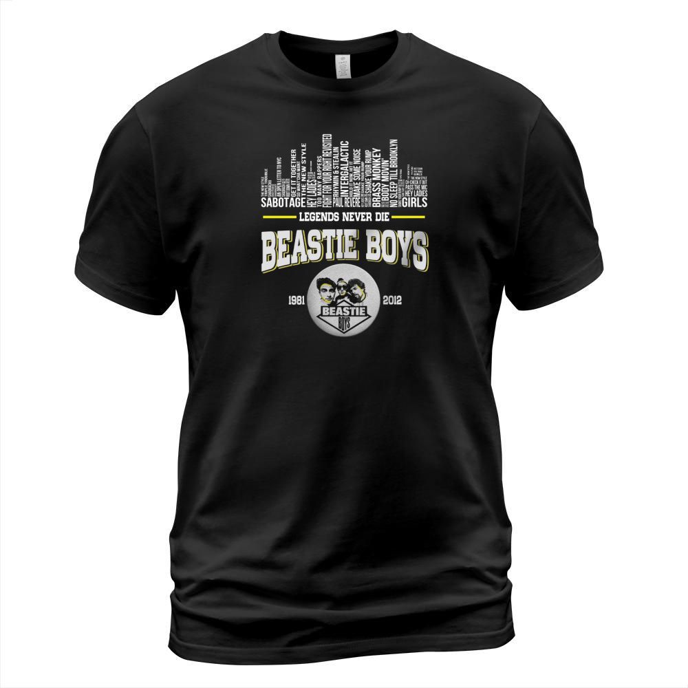 Legends Never Die Beastie Boys 1981-2012 Albums T-Shirt Unisex