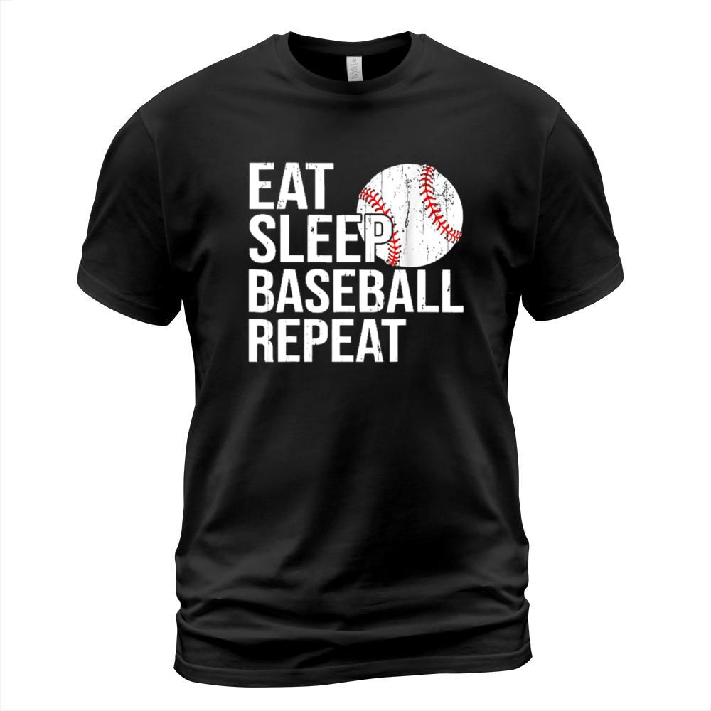 EAT SLEEP BASEBALL REPEAT T-Shirt Unisex