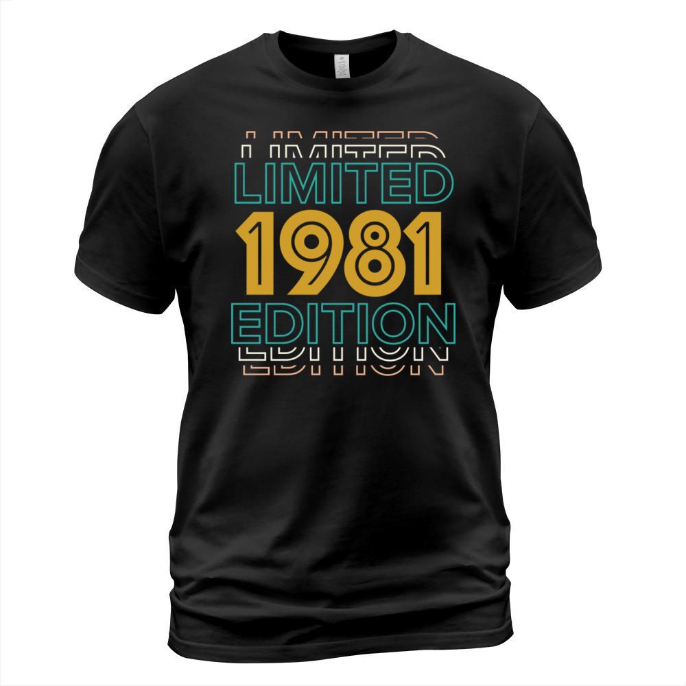 Retro Vintage 1981 Limited Edition 41th Birthday T-Shirt Unisex