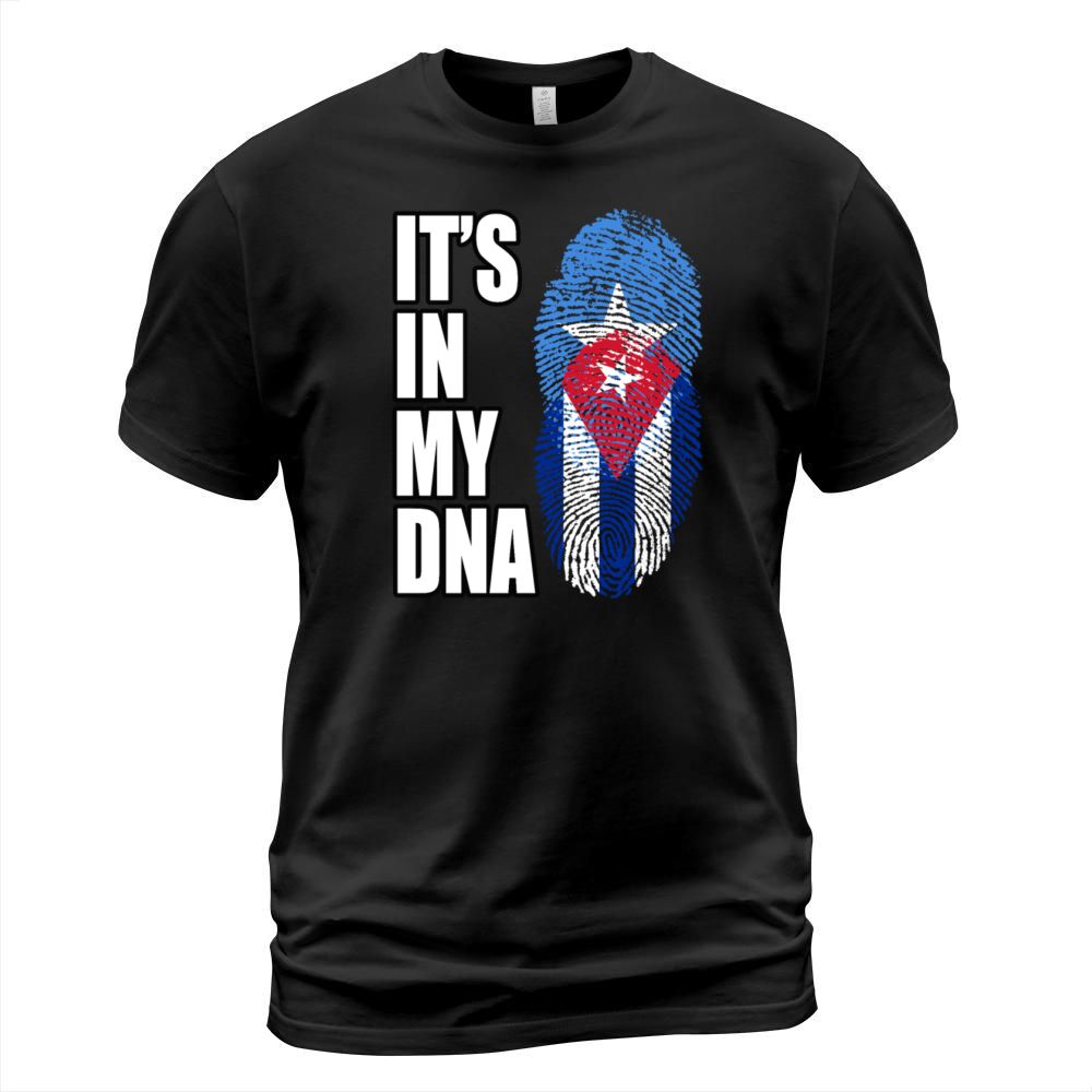 Somali And Cuban Vintage Heritage DNA Flag T-Shirt Unisex