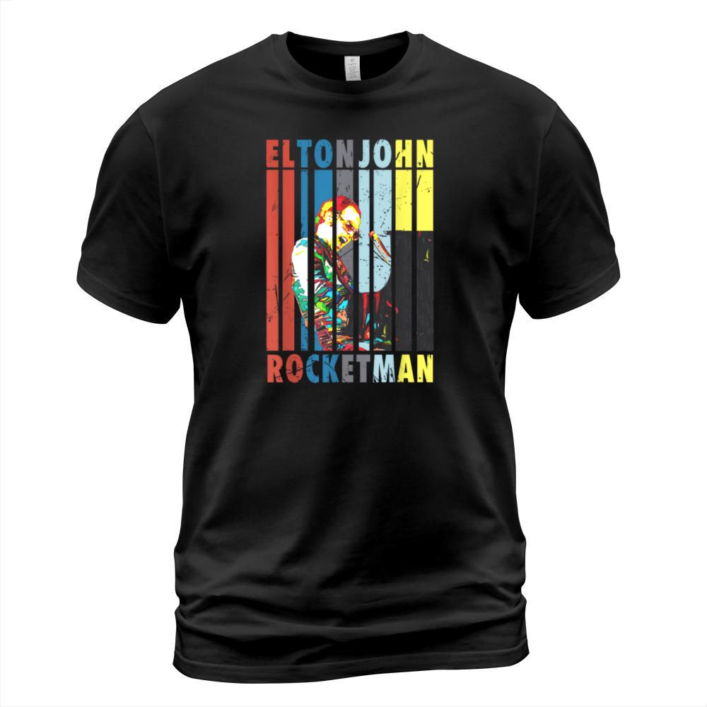 Vintage Elton John Rocketman Playing Piano shirt T-Shirt Unisex