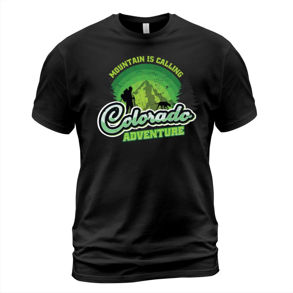 Adventure is calling Colorado Outdoor Mountain T-Shirt Unisex