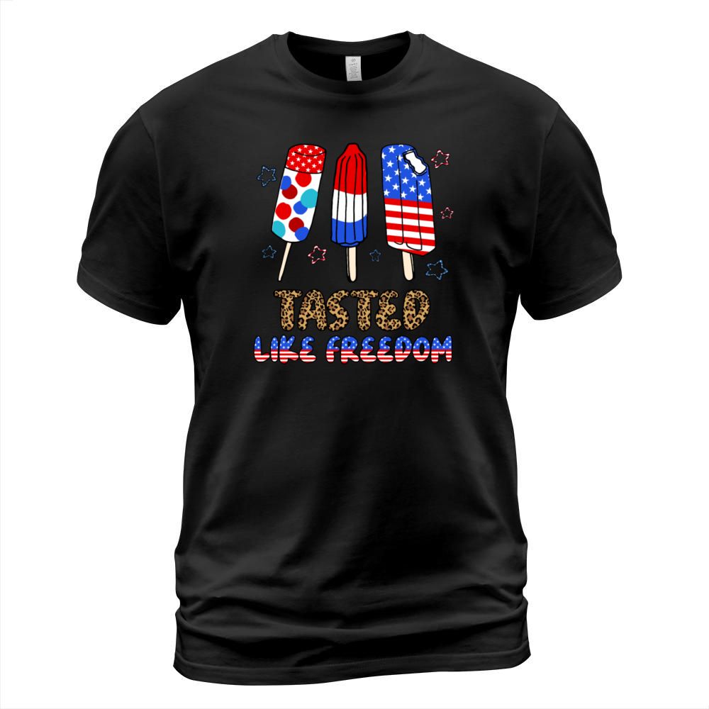 Tasted Like Freedom Happy 4th of July Popsicles T-Shirt Unisex