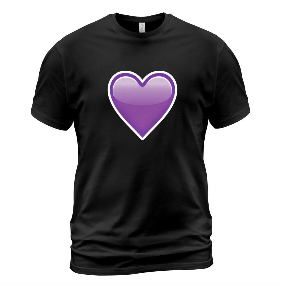PURPLE HEART Emoji shirt T-Shirt Unisex