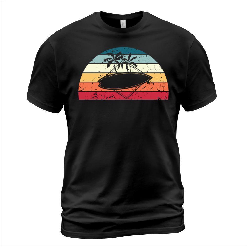 Retro Skimboarding Sunset Vintage skimboard T-Shirt Unisex