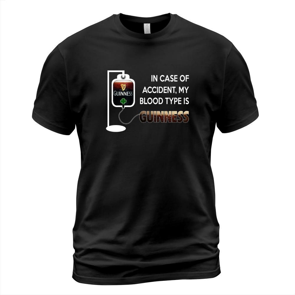 In case of accident my blood type is guinness T-Shirt Unisex
