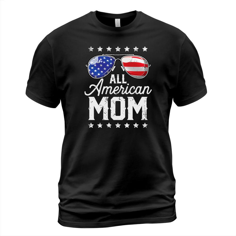 All American Mom 4Th Of July Family Matching Sunglasses shirt T-Shirt Unisex