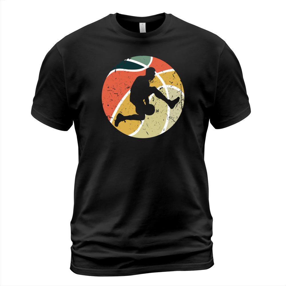Vintage Retro Game Sport Basket Ball Basketball T-Shirt Unisex
