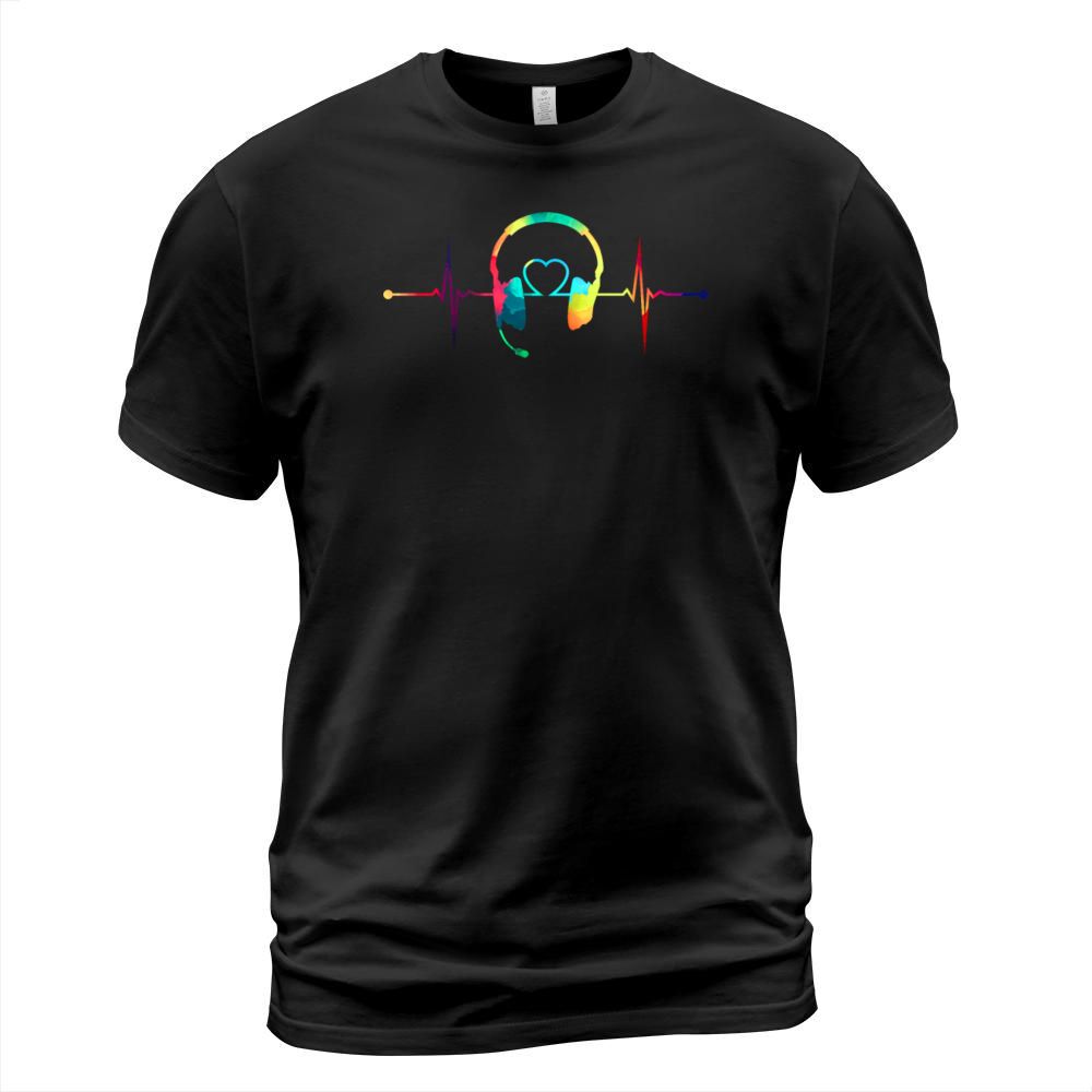 Retro Watercolor Dispatcher Heartbeat T-Shirt Unisex